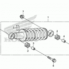 CRF110F A Задние амортизаторы