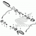 CB500X Задний фонарь