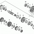 CRF110F A Трансмиссия