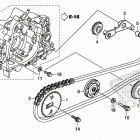 CRF110F A Цепь ГРМ и натяжитель