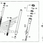 CRF110F A Передняя вилка