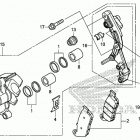 CBR300R Передний суппорт тормозной