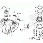 CRF450RX AC Топливный бак