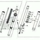CRF1100D4 AC Передняя вилка