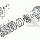 CBF300N AC Сцепление