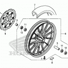 CB500X Переднее колесо