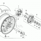 CBR600RR 6A Переднее колесо