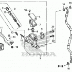 CRF150R AC Front brake master
