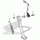 CBR300R Подножка