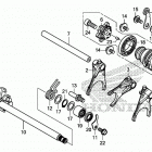 CB500FA Вилка переключения передач
