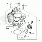 GL1800DA 2AC Корпус Дросселя