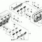 GL1800DA 2AC Крышка головки цилиндров