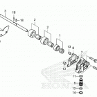 CRF450R AC Масляный насос