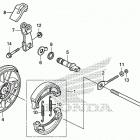 CRF110F A Задний тормоз