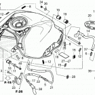 CB650RA AC Топливный бак