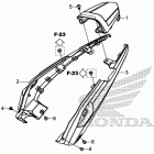 CB500X Задний обтекатель
