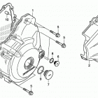 CBR300R Крышка картера левая