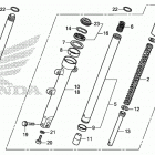 CBR300R Передняя вилка