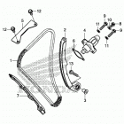 CB500FA Цепь ГРМ и натяжитель