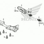 CRF110F A Подножки