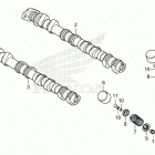CB650RA AC Распределительный вал и клапана