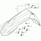 CRF450R AC Переднее крыло
