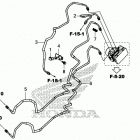 CBR1000RA 2AC Brake pipe