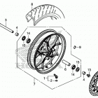 CB650RA Переднее колесо