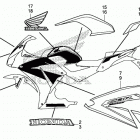 CBR300R Наклейки