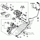 CBR650RA Задний суппорт