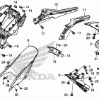 CB650RA Задний бампер