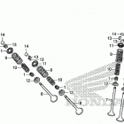 CRF250L AC Распределительный вал и клапана