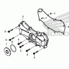 GL1800BD 2AC Front engine cover