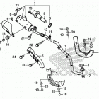 CRF110F Глушитель