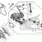 CRF110F Корпус Дросселя