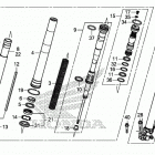 CRF450R Передняя вилка