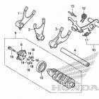 VT750C2B A Вилка переключения передач