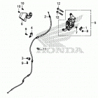 GL1800BD 2AC Parking brake lever