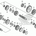 VT750C2B A Трансмиссия