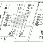 CRF250L AC Передняя вилка