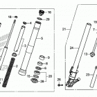 CB650RA Передняя вилка