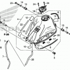 CRF250RLA AC Топливный бак