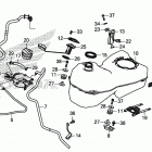 GL1800BD 2AC Топливный бак