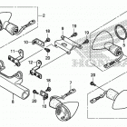 VT750C2B A Задний фонарь