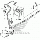 VT750CS AC Задние тормозные трубки