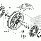 GL1800BD 2AC Переднее колесо