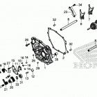 GL1800BD 2AC Shift drum@shift fork