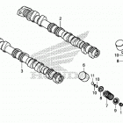 CBR650RA Распределительный вал и клапана
