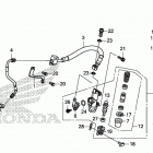 CB650R Задний тормозной цилиндр