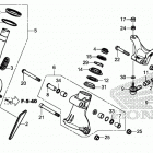 GL1800BD 2AC Передняя вилка
